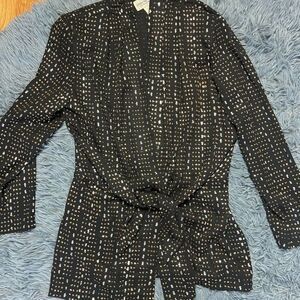 Vintage Francine Browner Shimmer Embellished Jacket Size M Y2K 90s
